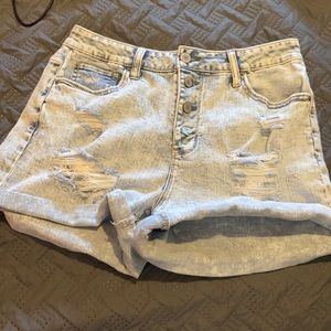 ripped shorts
